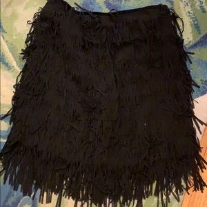 Zara frill mini skirt